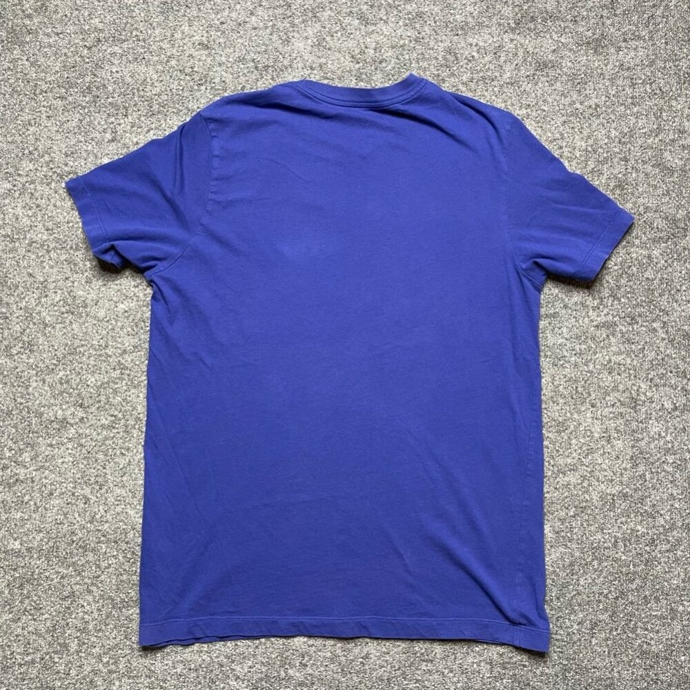 Nike Air Core Mens Graphic T-Shirt Blue Short Sleeve Crew Neck L - Picture 3 of 7